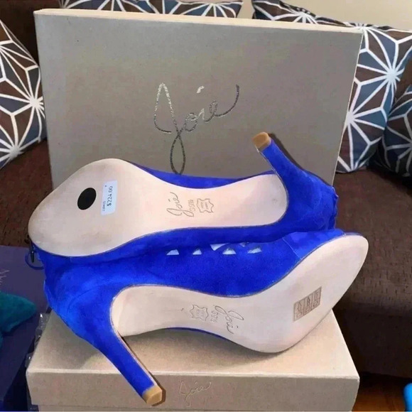 Joie Pumps size 9.5 blue Sandals Heels Stiletto - Picture 4 of 5